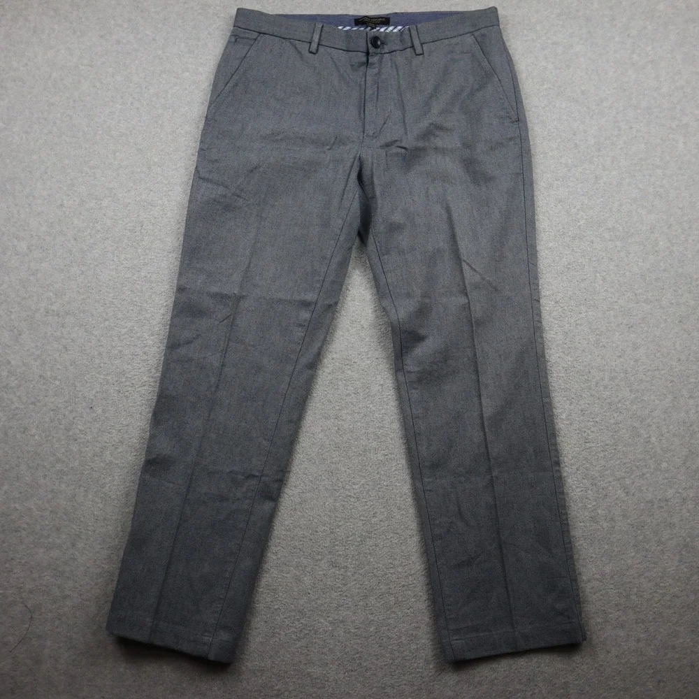 Banana Republic Kentfield Pant Mens 32x30 Blue Cotton Chino Trousers Straight